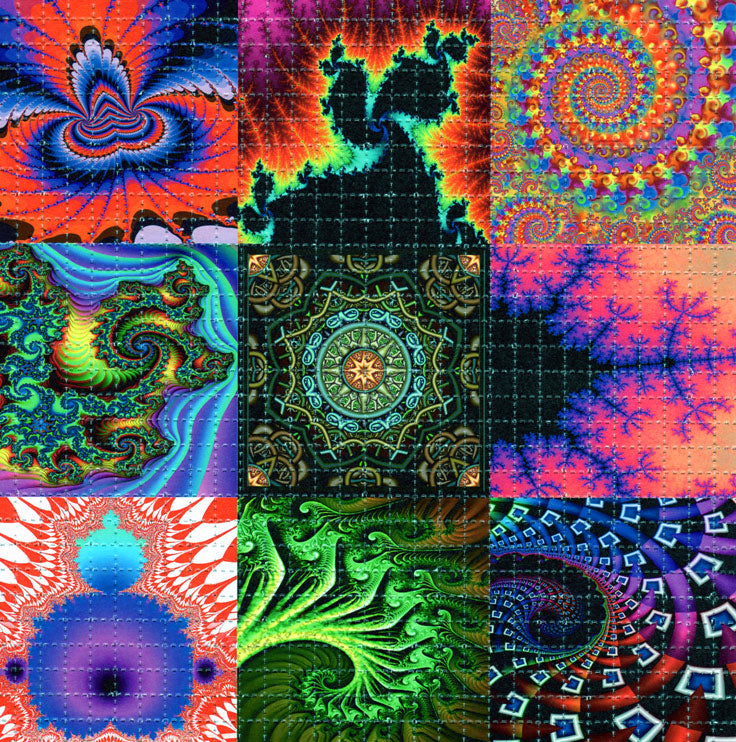 Fractals X9 #3 LSD blotter art print