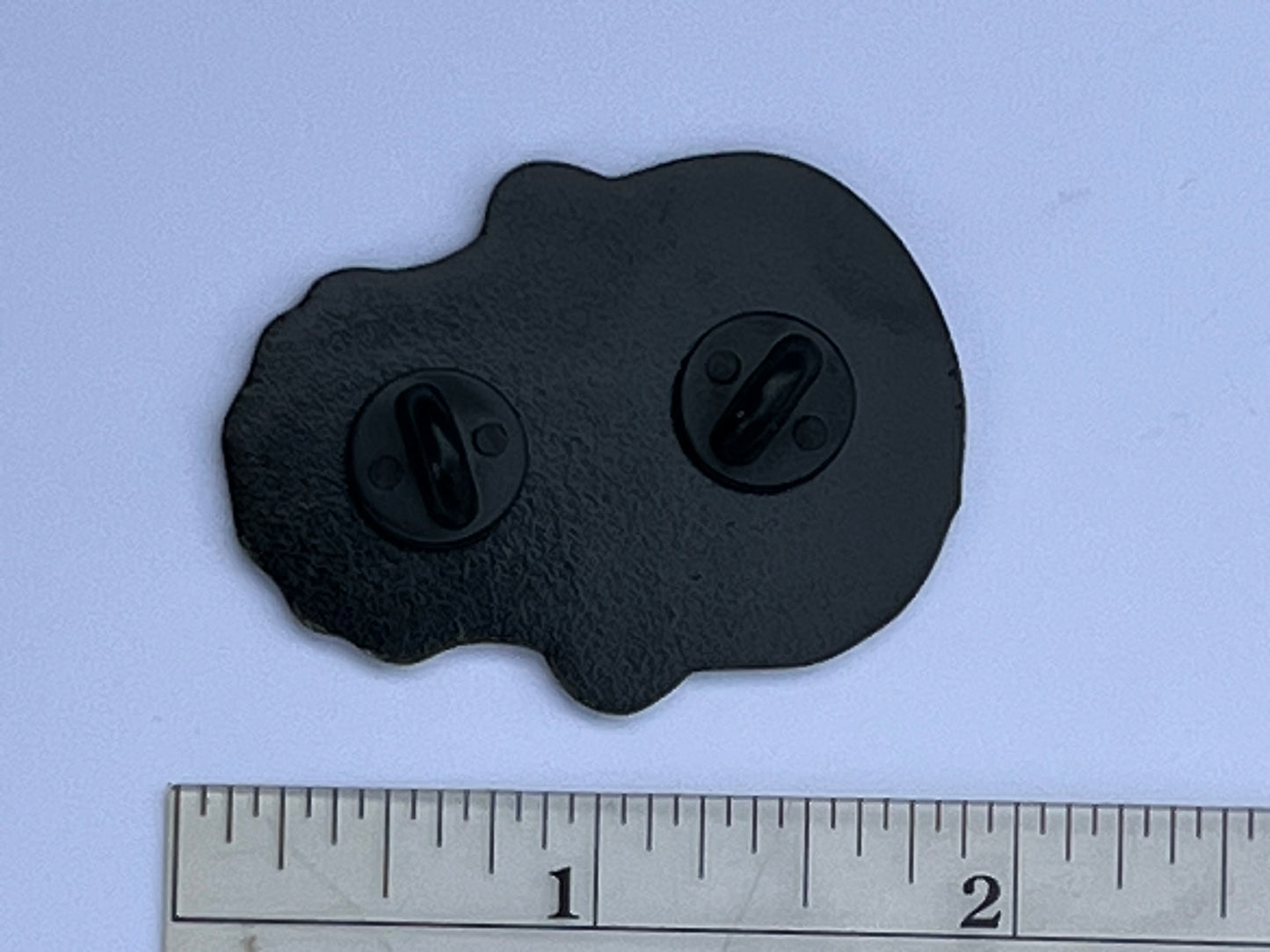 Red Blue Skull Bolt Pin