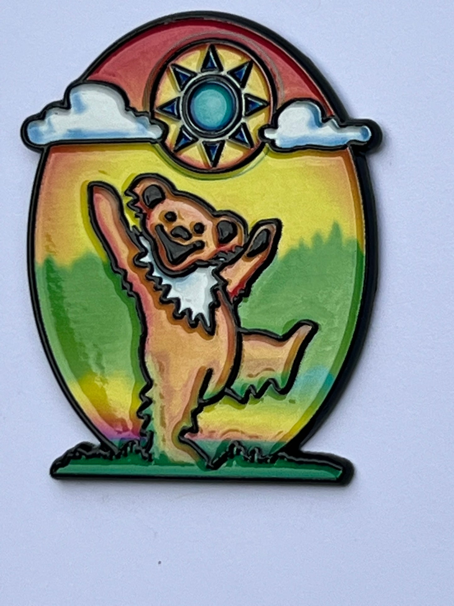 Dead Bear Dancing in the Sun Pin