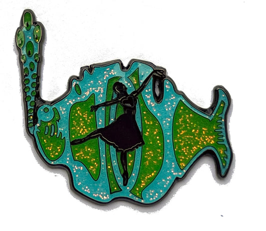 Phish Glitter Dancerr Pin