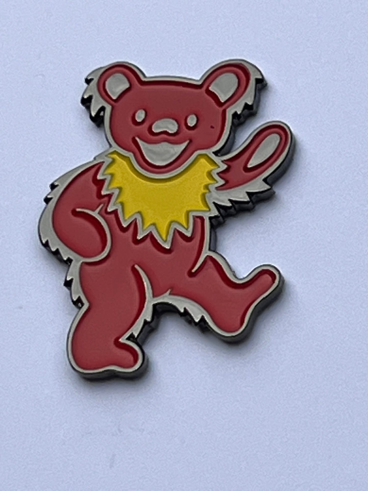 Red Dancing Bear Pin