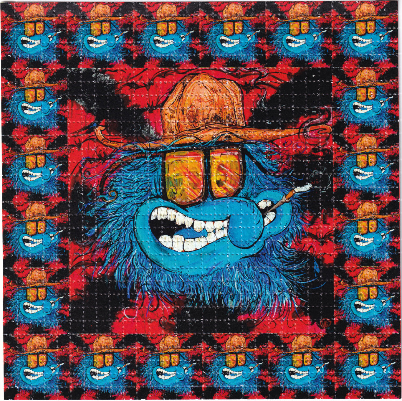 Gonzo Going Gonzo by Vincent Gordon SIGNED Limited Edition LSD blotter art print
