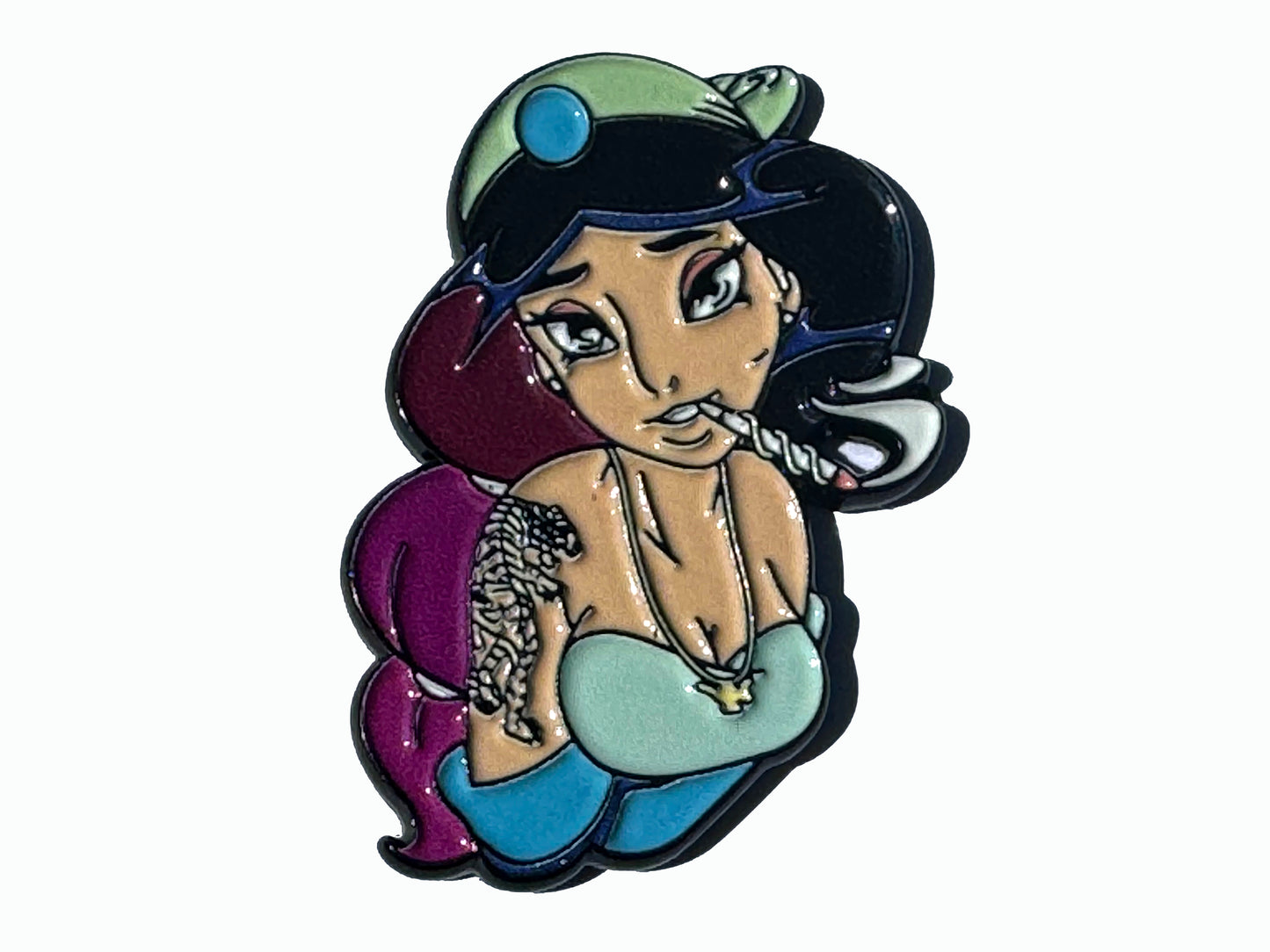 Smokin' Groovy Jasmine Hat Lapel Pin