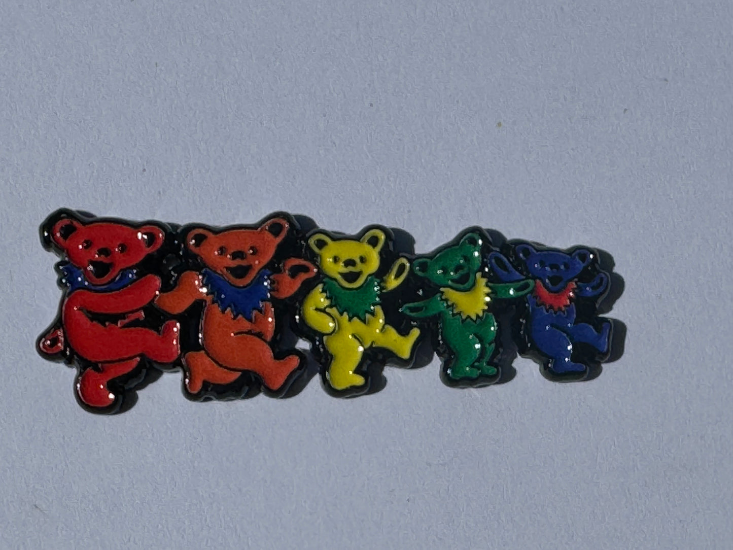 Grateful Dancing Row Marching Bears Dead Hat Lapel Pin