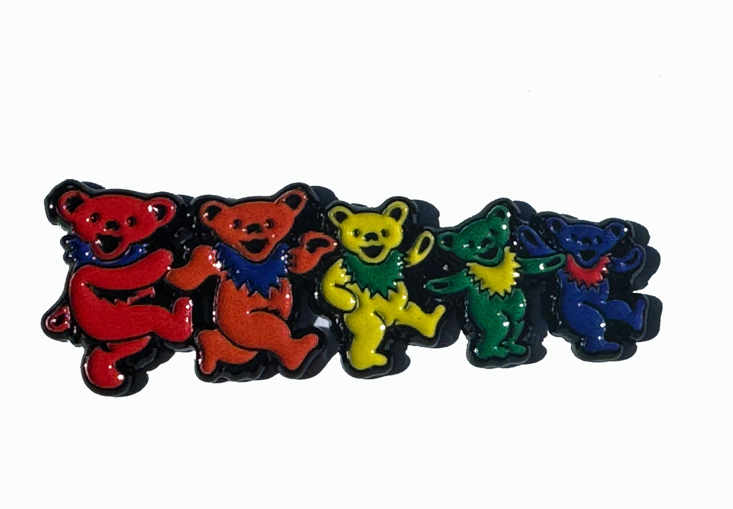 Grateful Dancing Row Marching Bears Dead Hat Lapel Pin