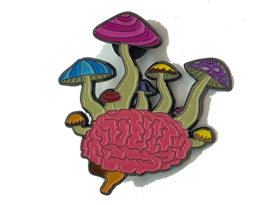 My Brain On Shrooms Pin