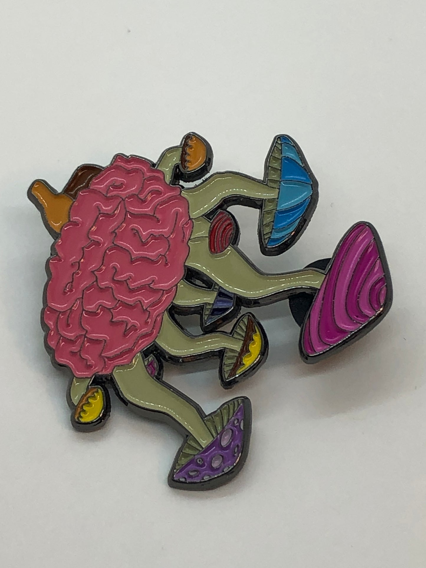 Brain on Mushrooms Pin