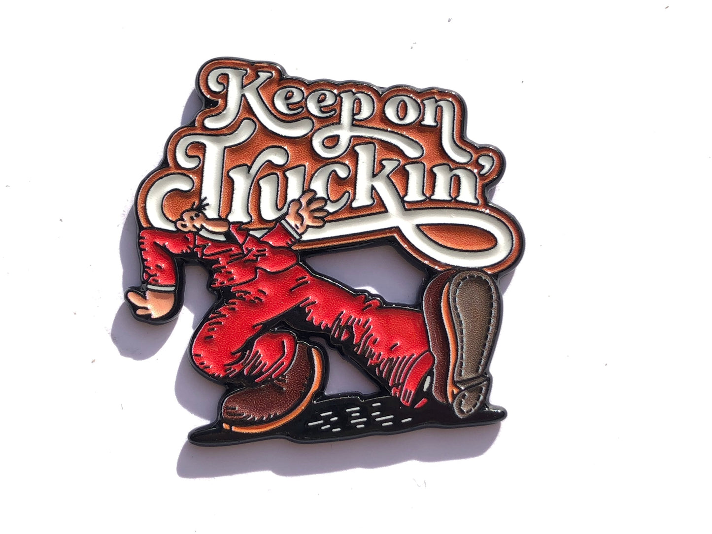 Keep On Truckin' Pin