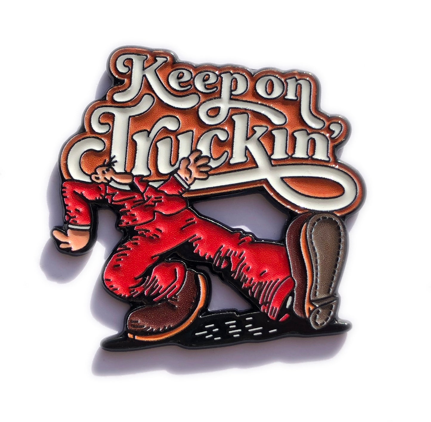 Keep On Truckin' Pin