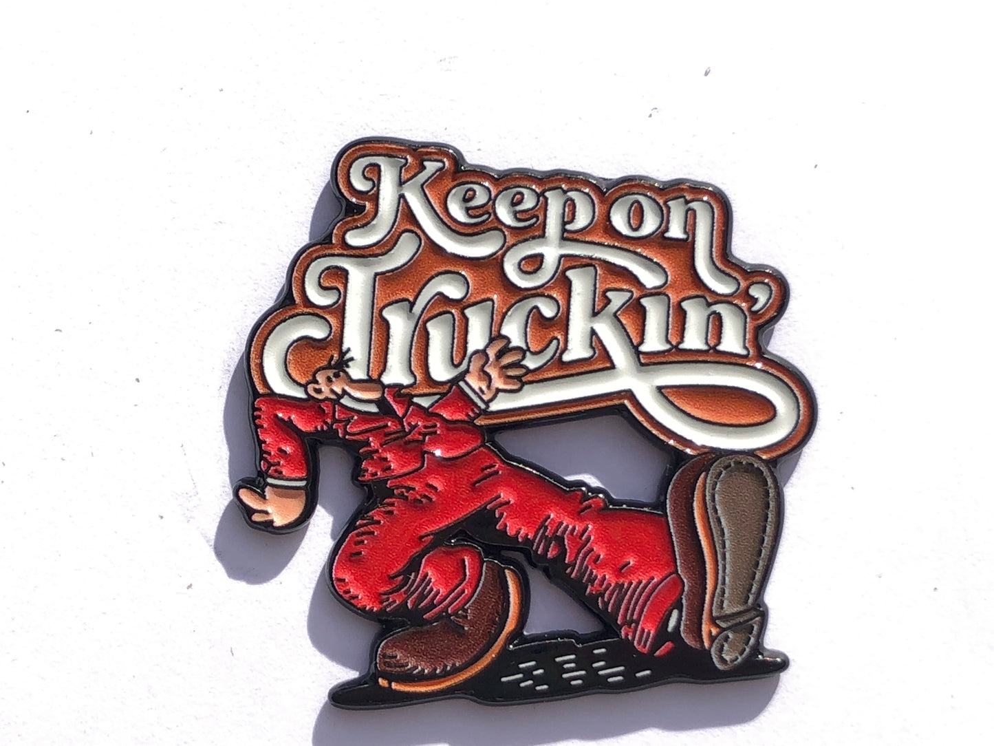 Keep On Truckin' Pin