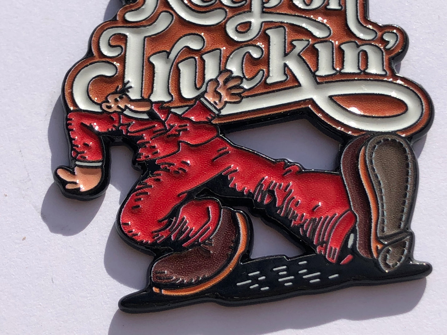 Keep On Truckin' Pin