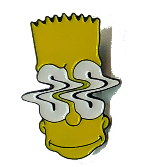 Bart Tripping Eyes Pin