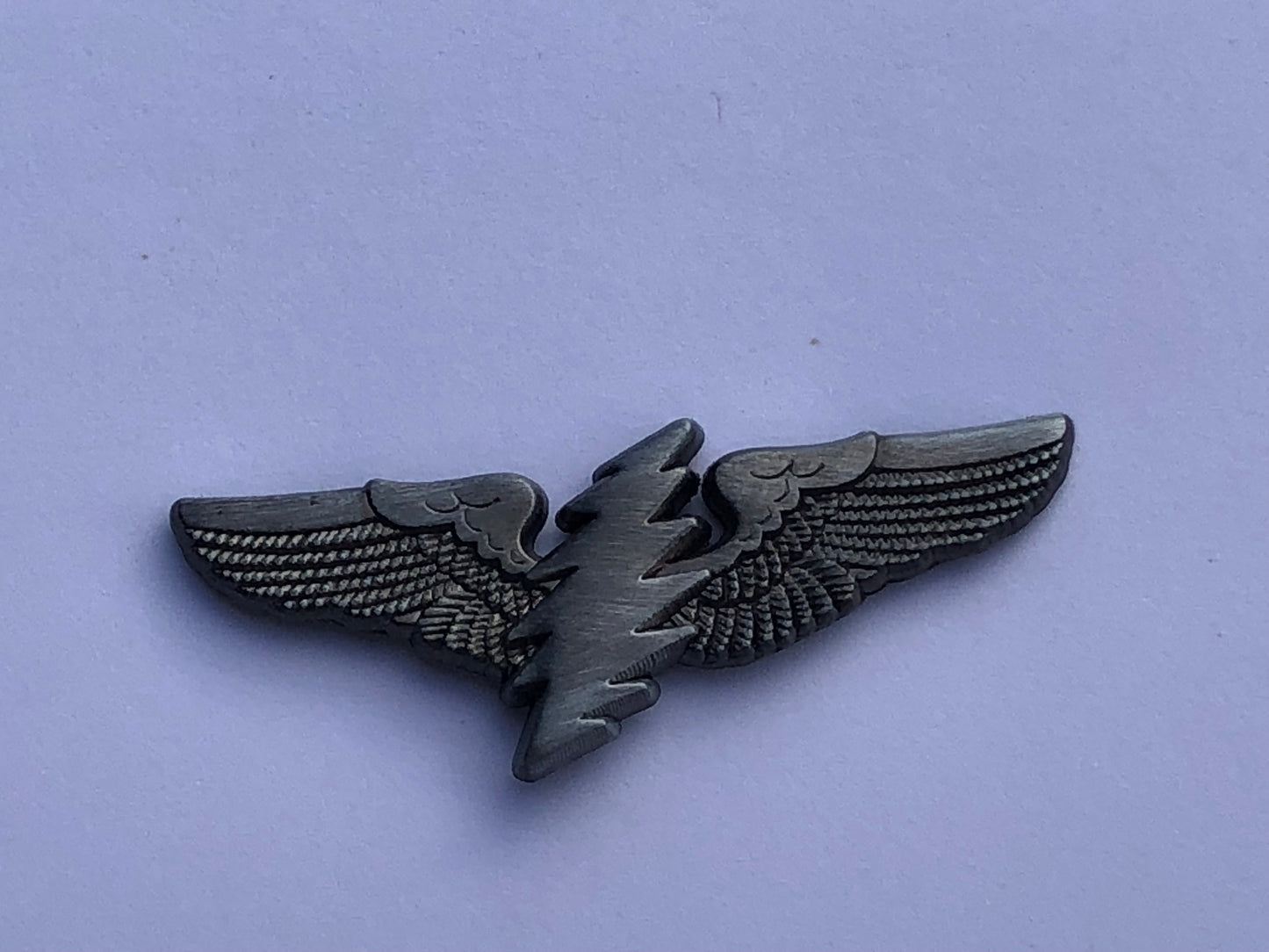 Grateful Dead Silver Bolt Wings Pin