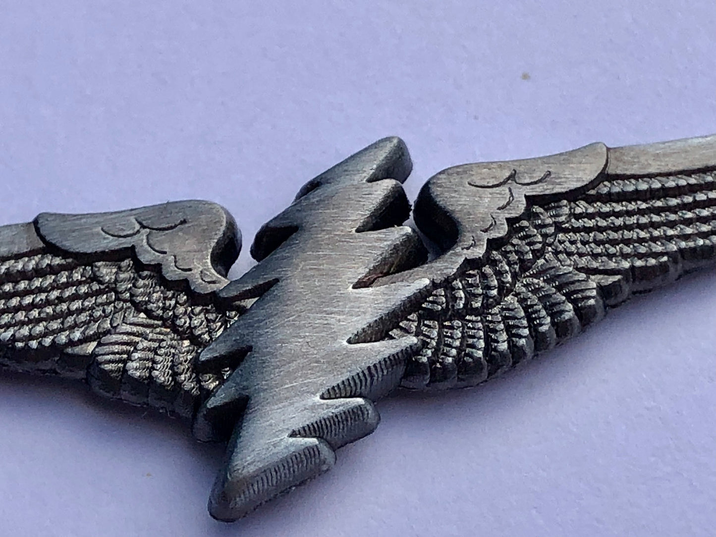 Grateful Dead Silver Bolt Wings Pin