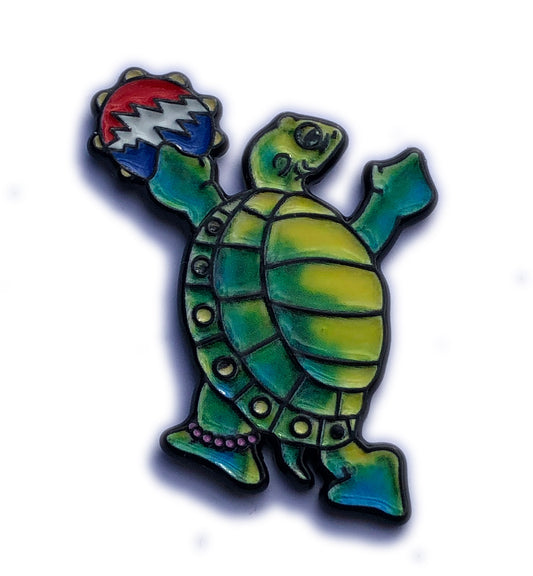 Tambourine Terrapin Grateful Dead Pin