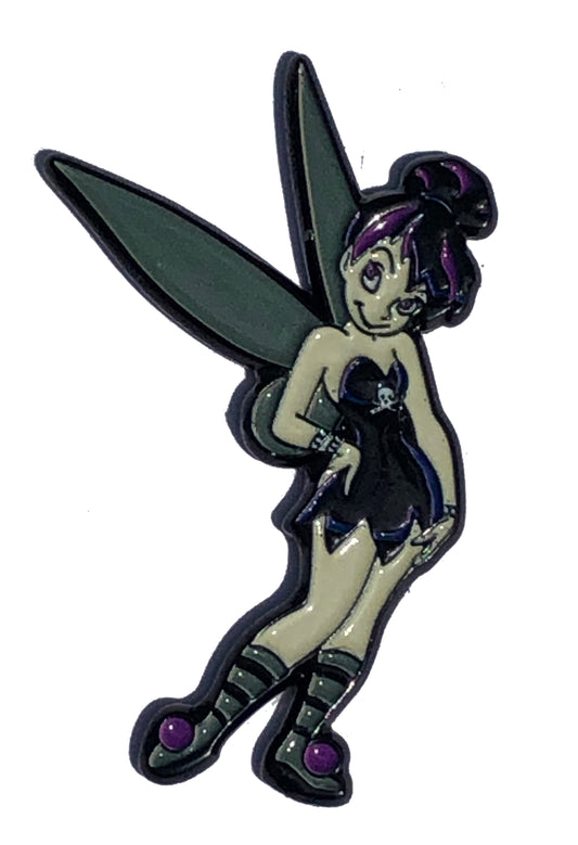 Dark Sexy Pixie Fairy Purple Pin