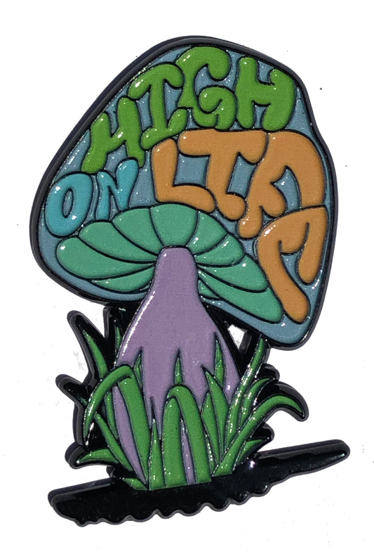 High On Life Mushroom Pin