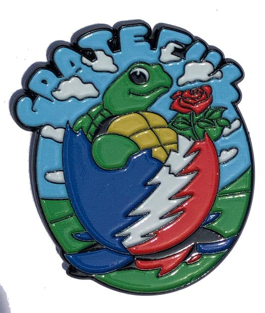 Grateful Terrapin Hatching Egg Pin