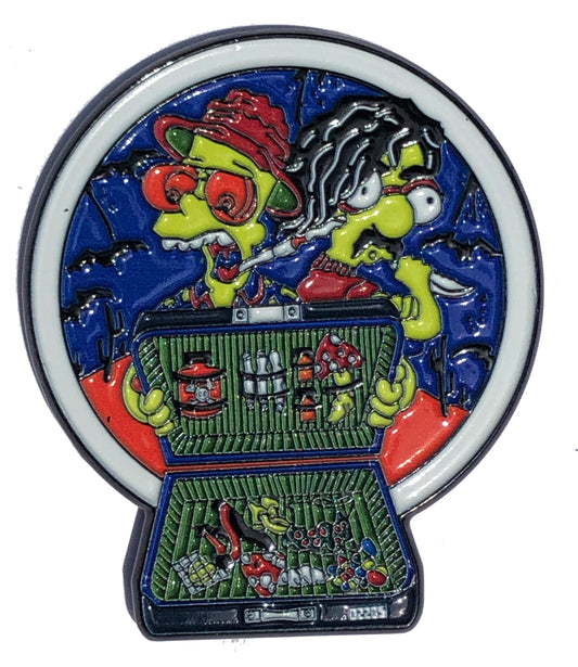 Homer Fear and Loathing Oscar Zeta Acosta Pin