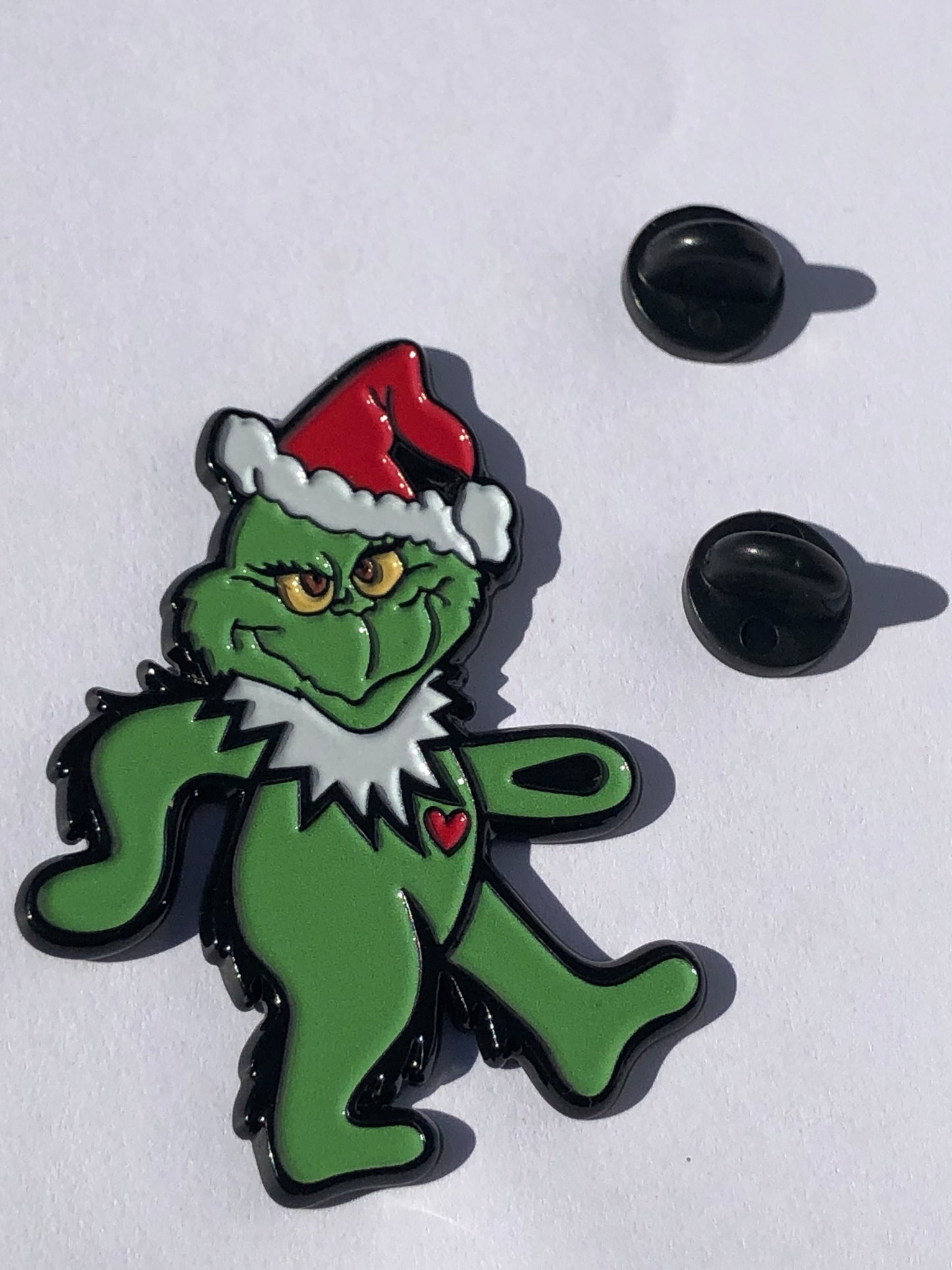 Santa Grinch Pin