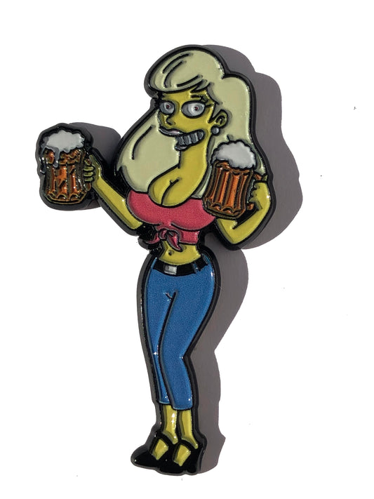 Simpson Gretchen as St Pauli Beer Girl Pin