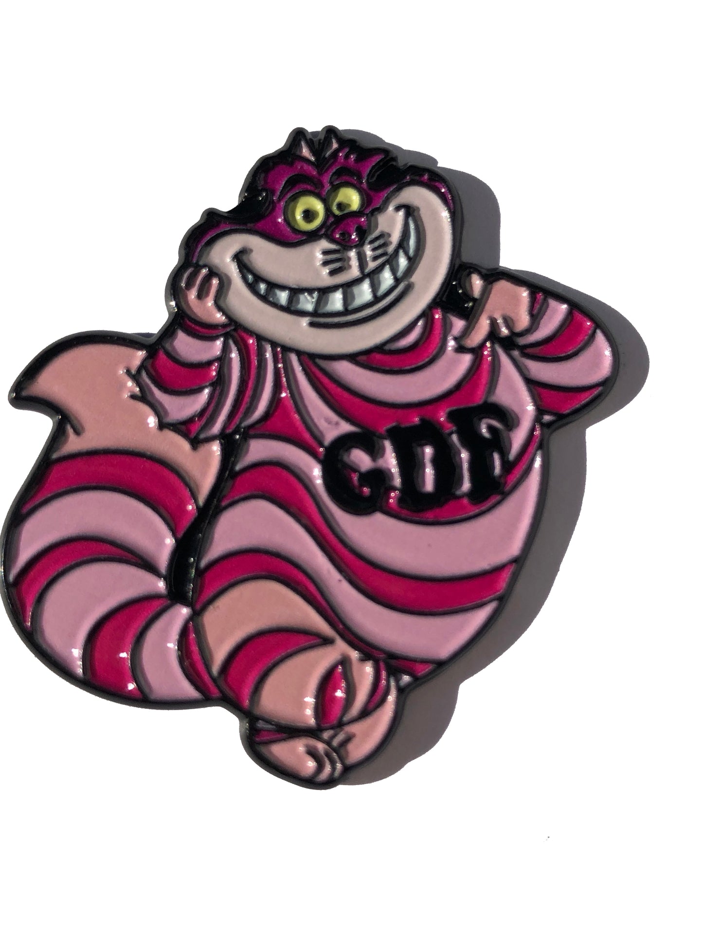 GDF Cheshire Cat Dead Family Pin