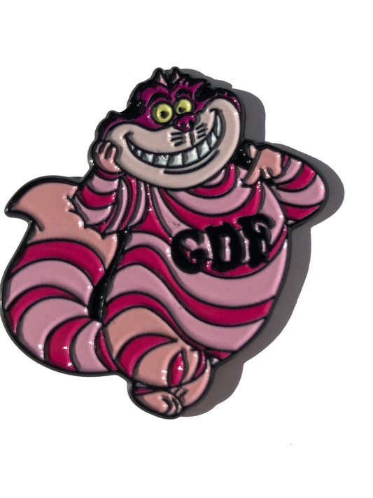 GDF Cheshire Cat Dead Family Pin