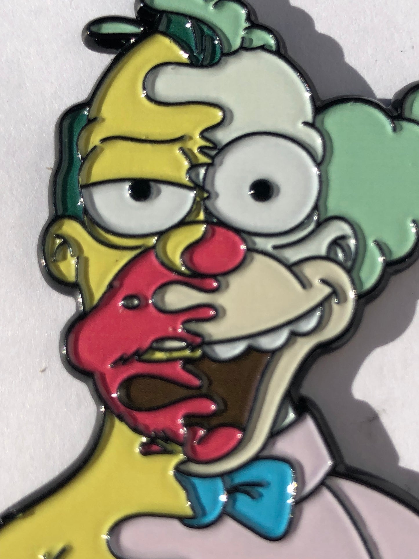 Melting Homer Krusty Tripping  Pin
