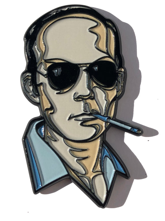Hunter Thompson Bust Color Pin
