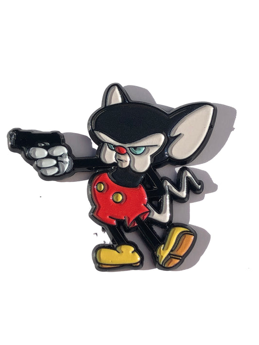 Mouse and the Brain Pin