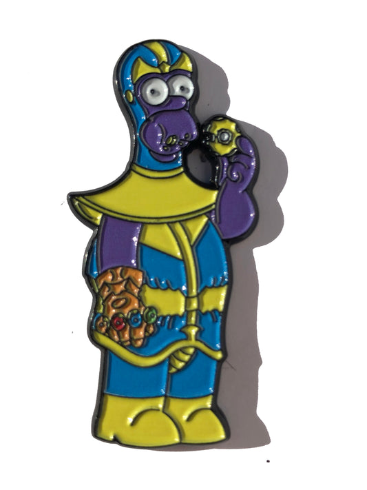 Homer as Thanos Pin