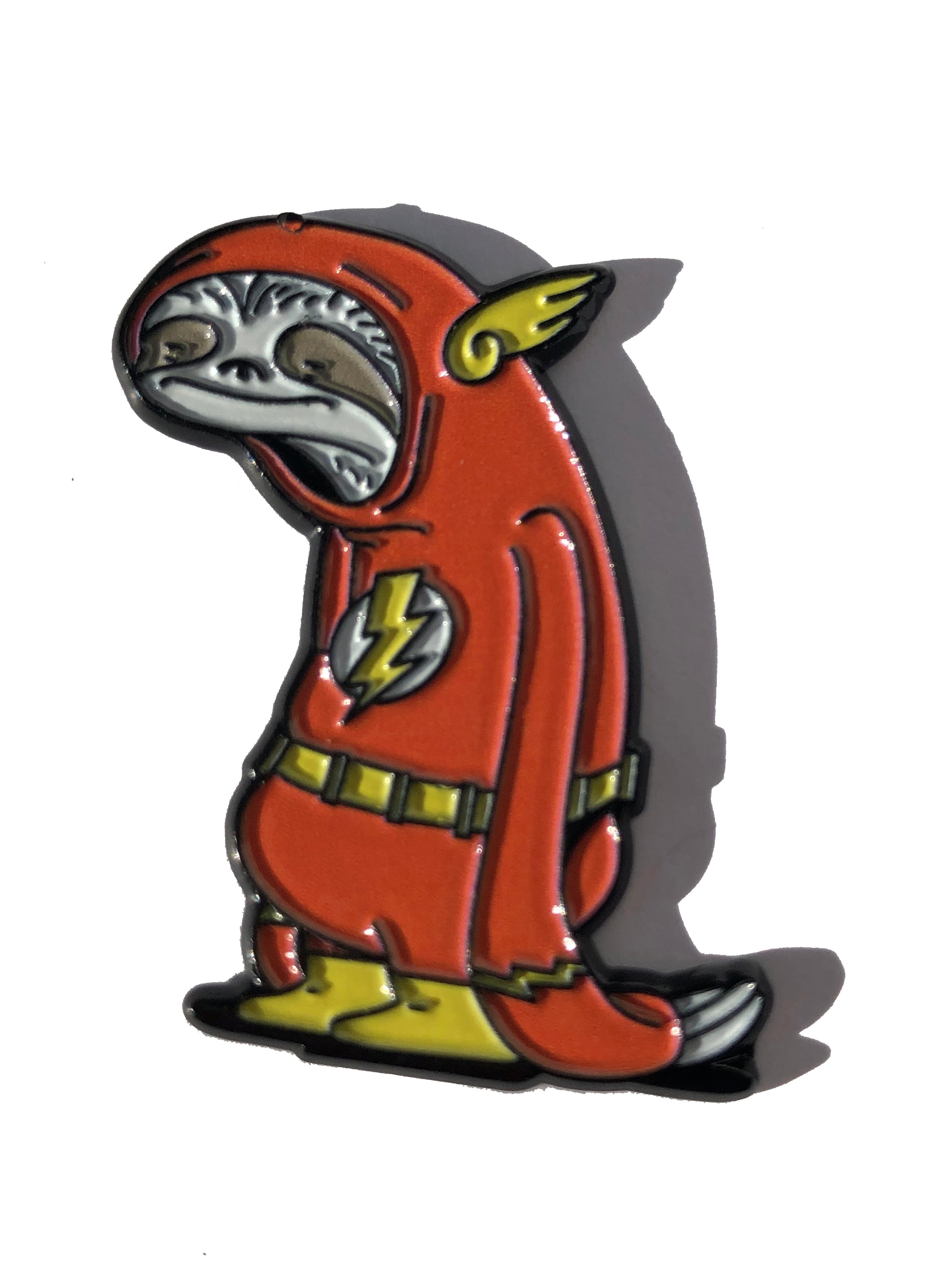 Flash Sloth Flash Sloth Pin – Key-Z Productions