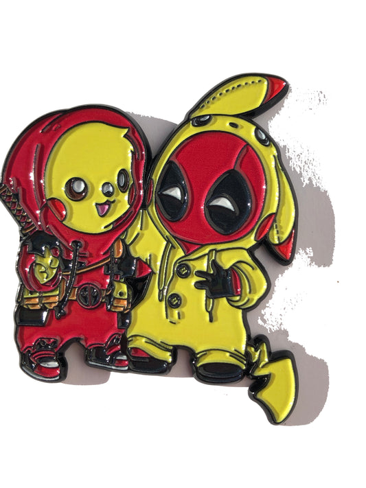 Pikah Dead Pool Kiss Pin