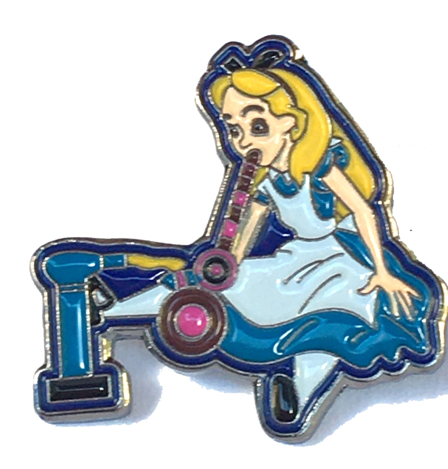 Alice Smokes Bong Pin