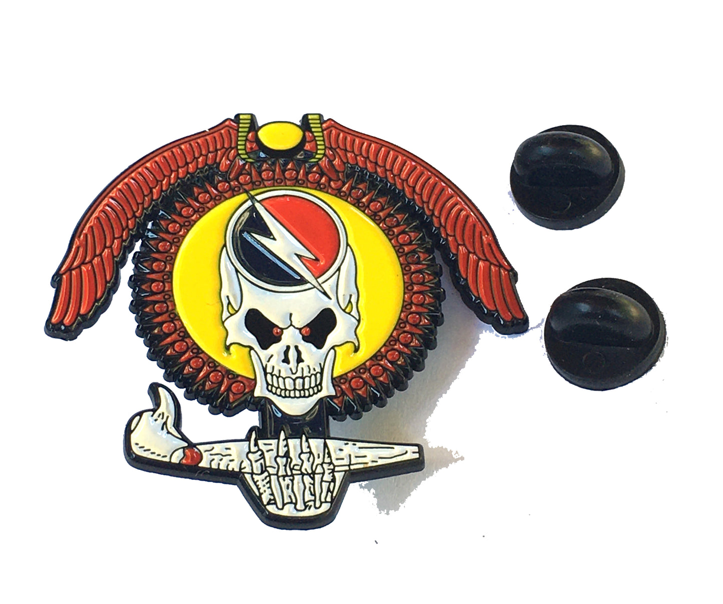 Grateful Skull Offering a Joint Pin