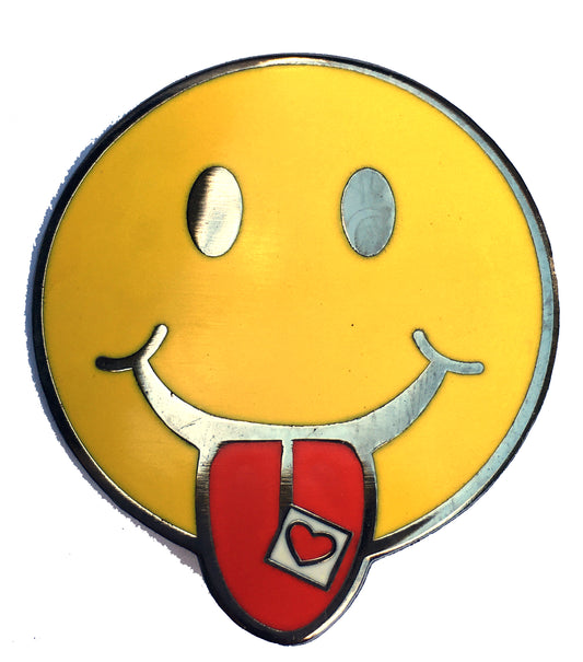 Smiley Face w Tab Pin