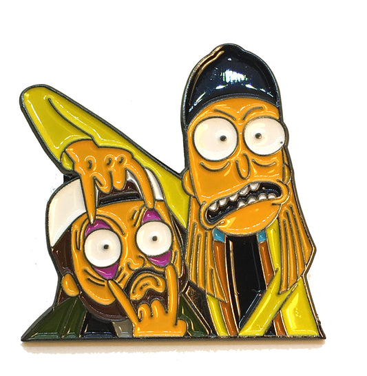 Jay and Bob as R&M Pin