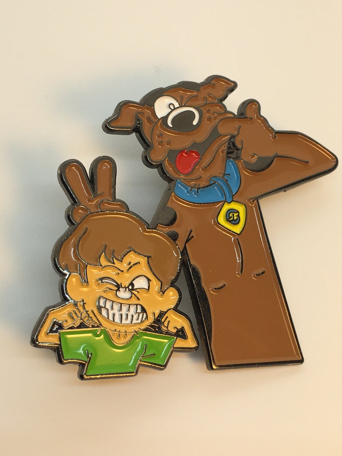 Scoob & Shaggy as Calvin & Hobbes Pin