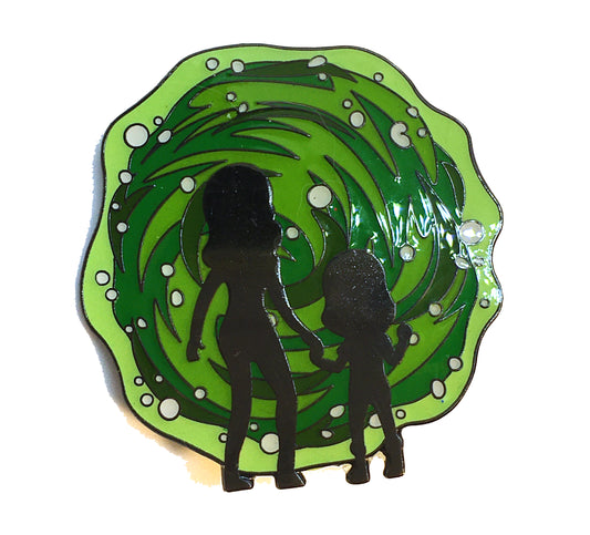 R&M  Girls Glowing Portal Pin