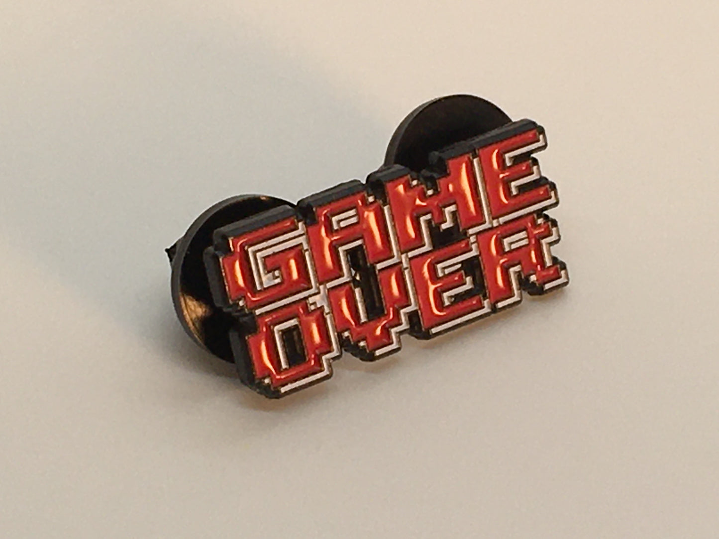 Game Over Pixels Pin