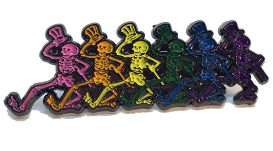 Grateful  Marching Skeletons Pin