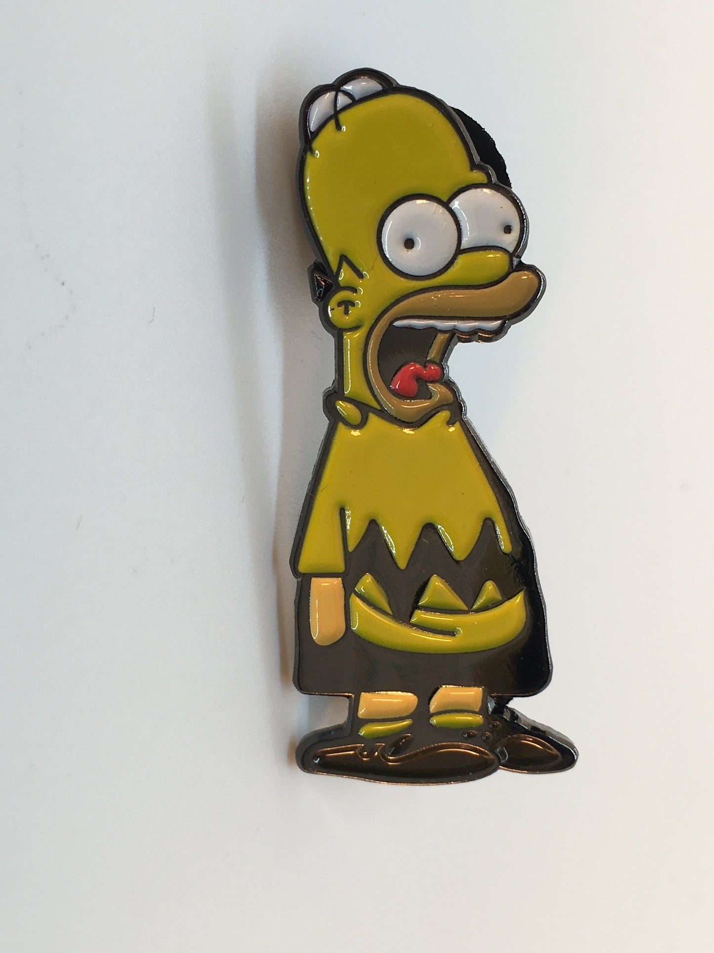 Yellow Homer Brown Mashup Pin