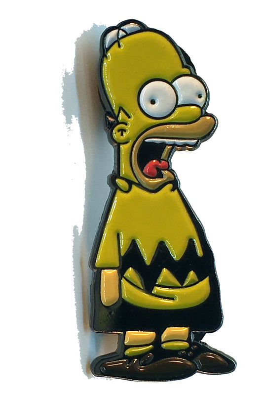 Yellow Homer Brown Mashup Pin