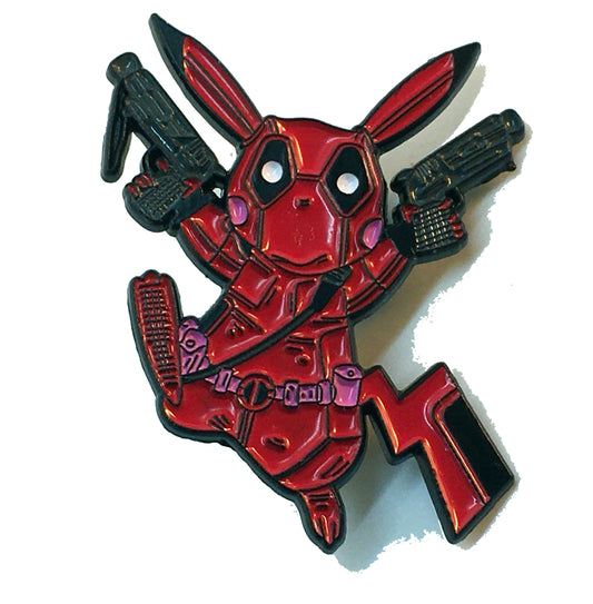 Pika-Pool Guns Pin