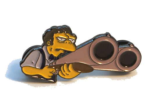 Moe Szyslak Shotgun Pin