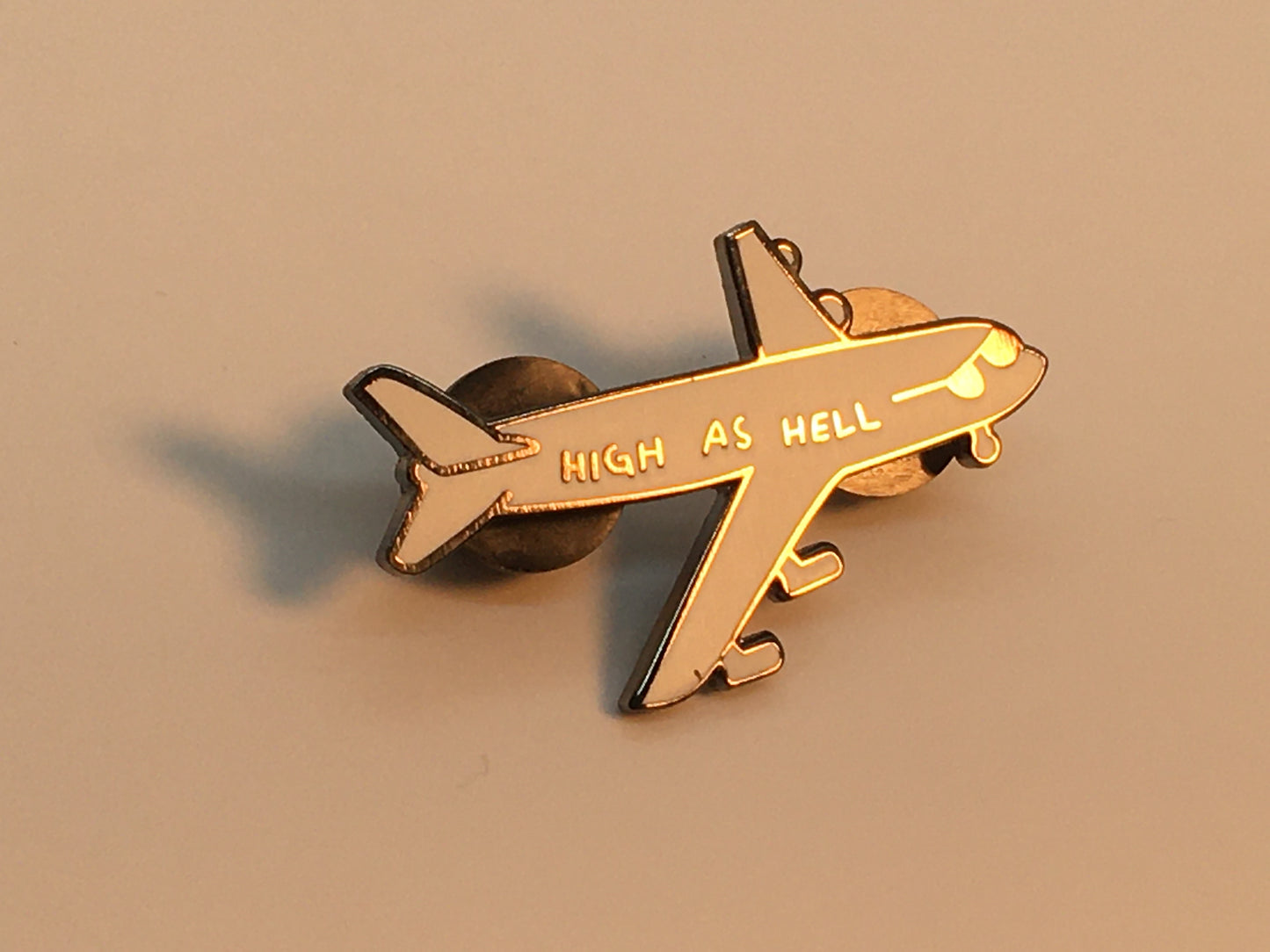 High As Hell Plane Pin