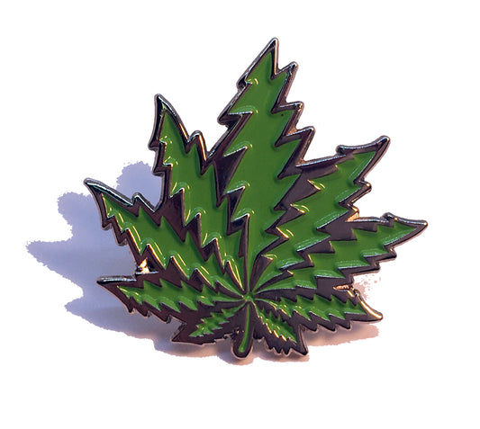 Grateful Bolts Cannabis Leaf Pin