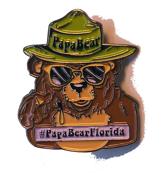 Papa Bear Florida Pin