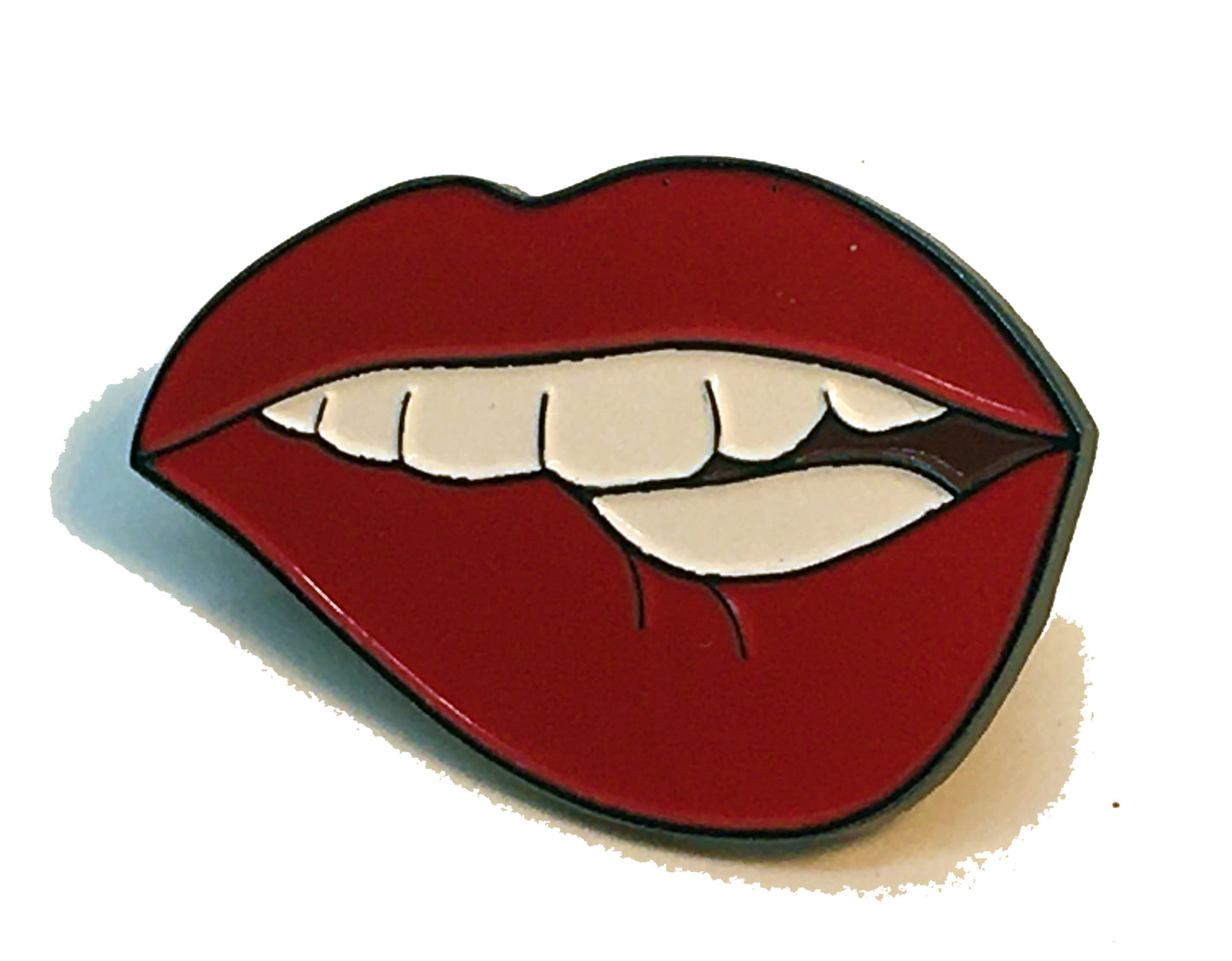 Sexy Biting Lip Pin