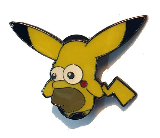 Pika-Homer Head Pin